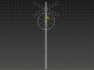 stop traffic sign obj fbx max 3D-Modell