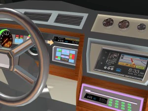 sprinter amg prototype with interior for game industry obj fbx max 3D Model