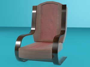 airmchair obj fbx max 3D 모델