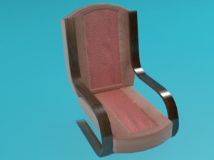 airmchair obj fbx max 3D Model