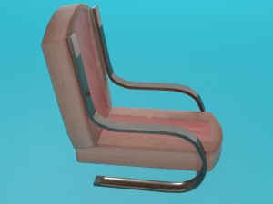 airmchair obj fbx max 3D Model