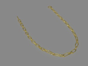 golden neckchain 3D Model