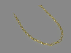 golden neckchain 3D Model