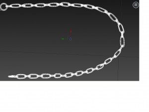 golden neckchain 3D Model