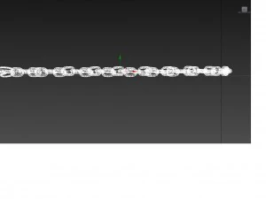 golden neckchain 3D Model