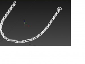 golden neckchain 3D Model