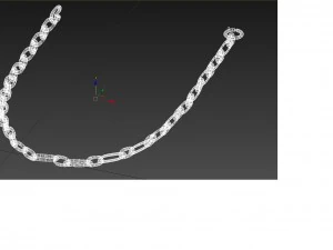 golden neckchain 3D Model