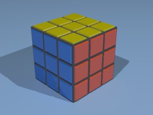3d cubic cube model low poly 3D 모델
