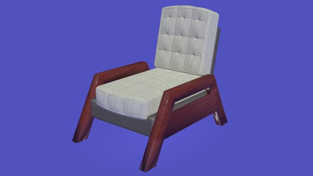 nordic scandinavian modern armchair 3D 모델 .c4d .max .obj .3ds .fbx .stl .blend 