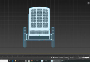 nordic scandinavian modern armchair 3D 모델