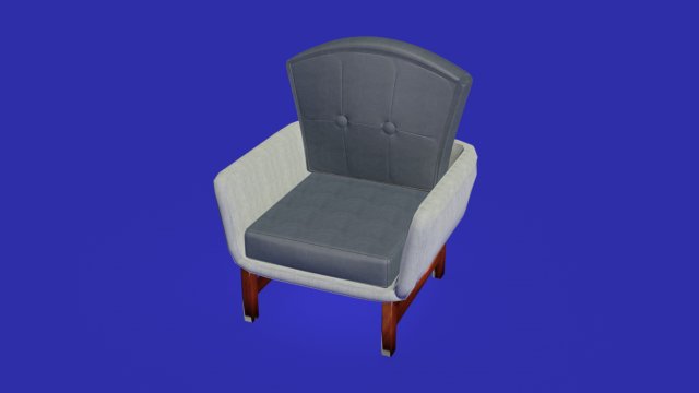 astrar velur armchair Modelo 3D .c4d .max .obj .3ds .fbx .stl .blend 