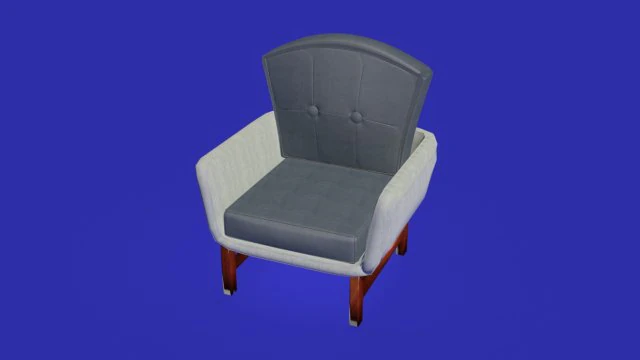 poltrona de veludo astrar Modelo 3D .c4d .max .obj .3ds .fbx .stl .blend