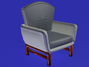 astrar velur armchair Modelo 3D