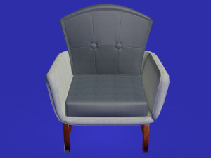 astrar velur armchair Modelo 3D