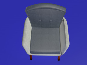 astrar velur armchair Modelo 3D
