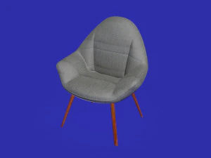 cadeira de jantar confortável Modelo 3D