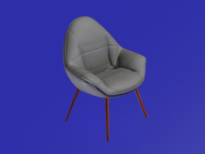 comfortable dining chair 3D Model