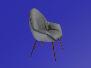comfortable dining chair 3D Model