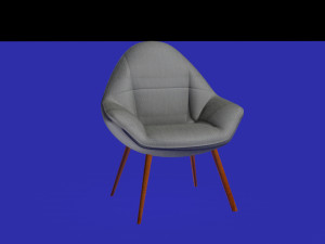 comfortable dining chair 3D Model