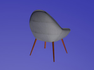 comfortable dining chair 3D Model