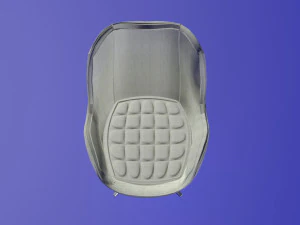 egg chair white fabric 3D Model
