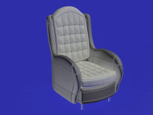 zarif kompakt koltuk 3D Model