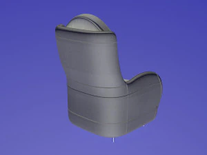 zarif kompakt koltuk 3D Model