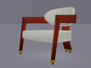 frances launch chair 3D Model