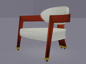 frances launch chair 3D Model
