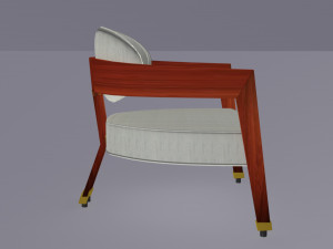 frances launch chair 3D Model