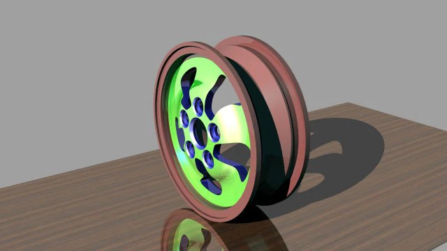 car rim 3D Model .c4d .max .obj .3ds .fbx .stl .blend