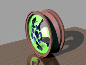 車のリム 3Dモデル