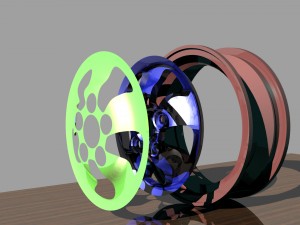 car rim 3D मॉडल