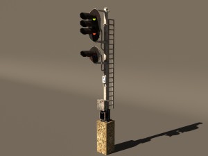 traffic light 3D 모델