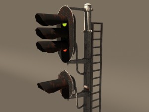traffic light Model 3D