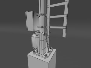 traffic light Model 3D