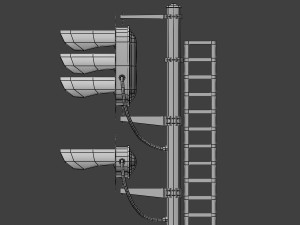 traffic light Model 3D