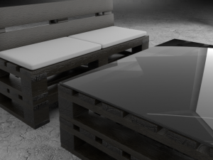 euro palette 3D Модель