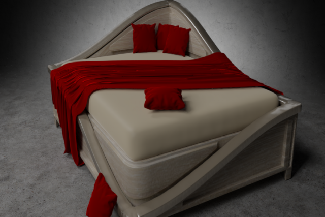 love bed 3D मॉडल .c4d .max .obj .3ds .fbx .stl .blend 