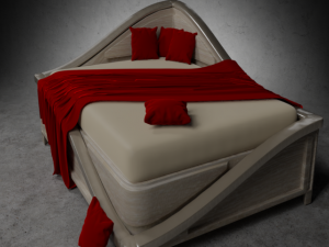 love bed 3D Модель