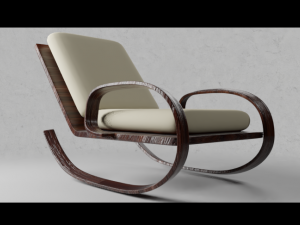 relax chair ljuljacka 3D Модель