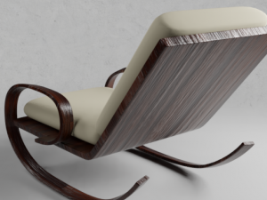 relax chair ljuljacka 3D Model