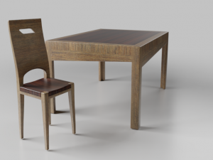 tablechair 3D Модель