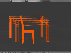 tablechair 3D Model