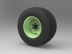 Car wheel 3D 모델
