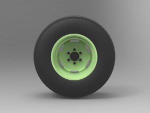 Car wheel 3D Model