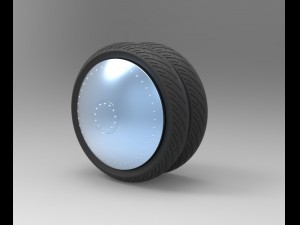 Double wheel Modelo 3D