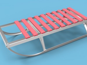 Childs sled 3D Model