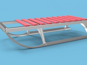 Childs sled 3D Model