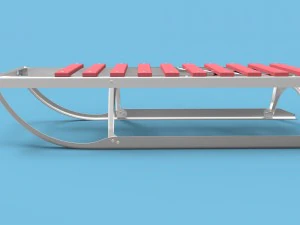 Childs sled 3D Model